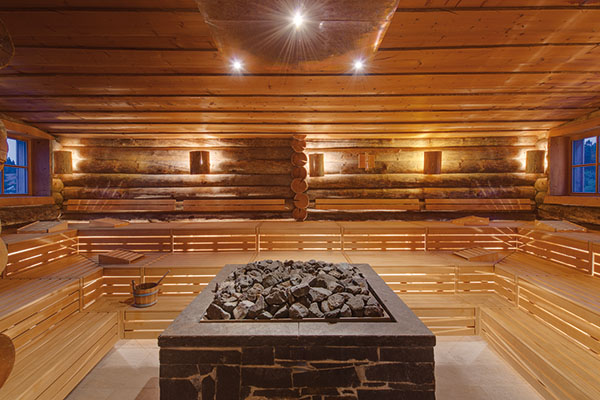 Kelo-Event-Sauna, Aufguss-Sauna