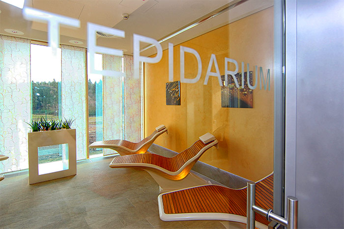 Das Tepidarium - Regenerationsraum im H2Oberhof