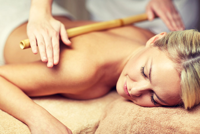 Bamboomassage, Entspannung im Thüringer Wald