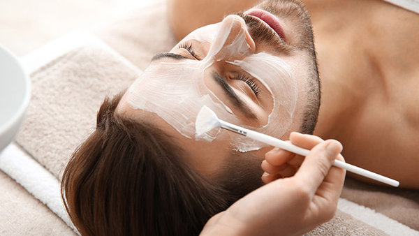 Gesichtsmaske, Skincare, Babor Behandlung, Kosmetik für Männer