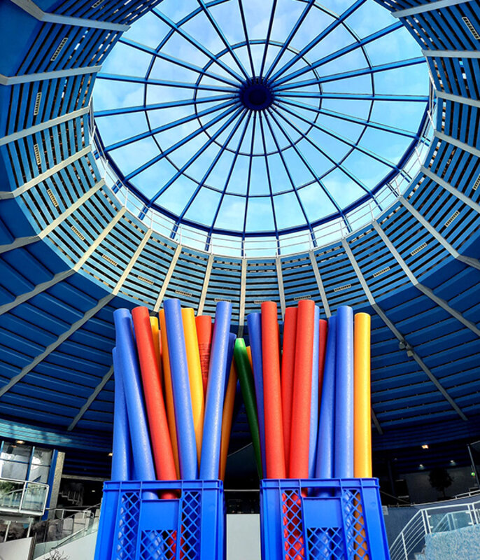 Nudeltag mit Poolnudeln 