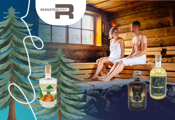 Lange Saunanacht Februar mit Rennsteinsprit