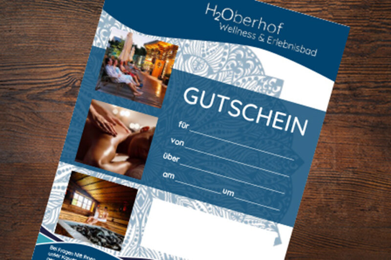 Gutschein zum Selbstausfüllen