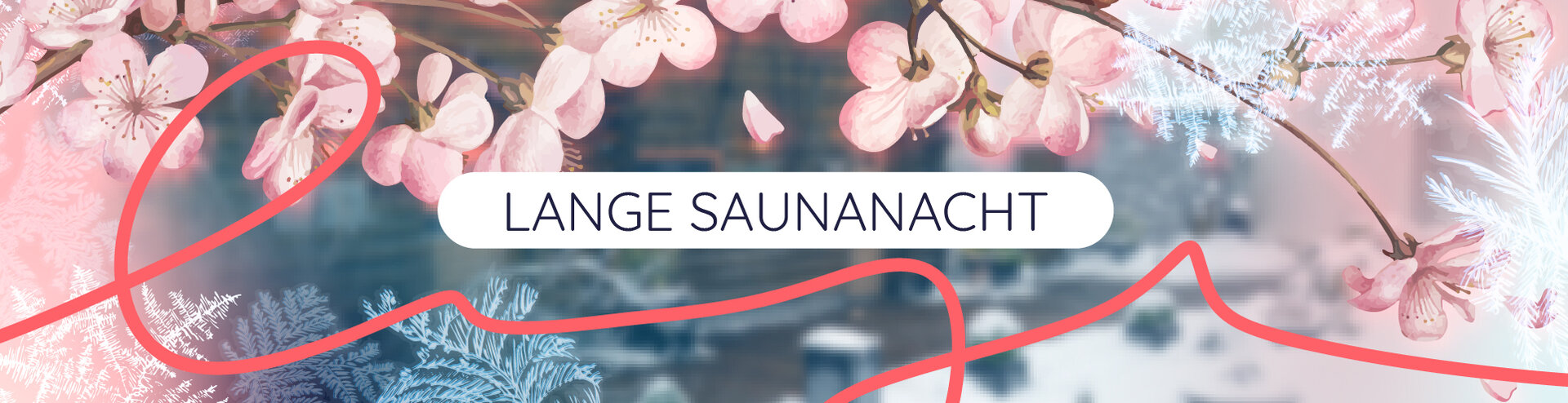 Lange Saunanacht Zwischen Frost und Blüte